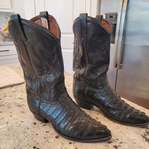 Men's Tony Lama Caiman Alligator Boots